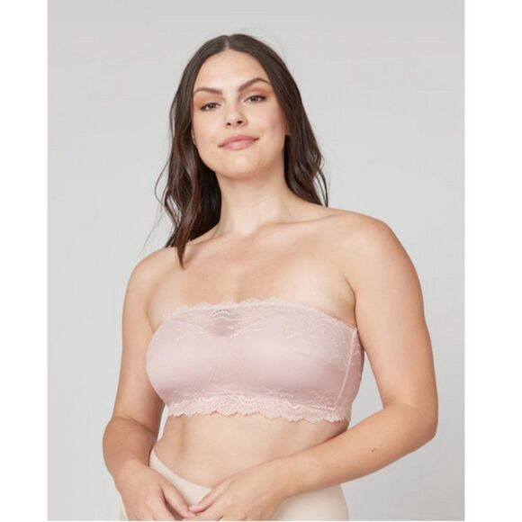 SPANX Undie-tectable Bandeau Bra - Cream Blush - Picture 1 of 4